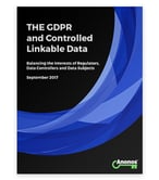 The GDPR and Controlled Linkable Data