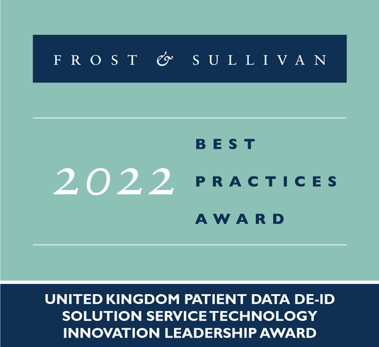 Anonos Named by Frost & Sullivan as the Technology Innovation Leader for the United Kingdom Patient Data De-ID Solution Service Industry