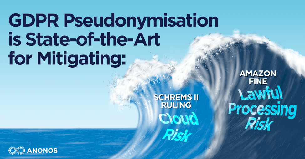 Identifying Data Maybe Unlawful ; GDPR Pseudonymisation is State of-the-Art for Mitigating “Cloud Risk” and “Lawfulness of Processing Risk”