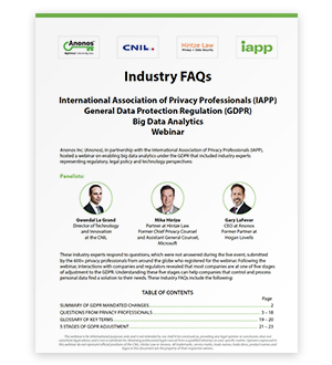 GDPR Industry FAQs