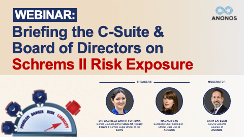 Briefing the C-Suite & Board of Directors on Schrems II Risk Exposure