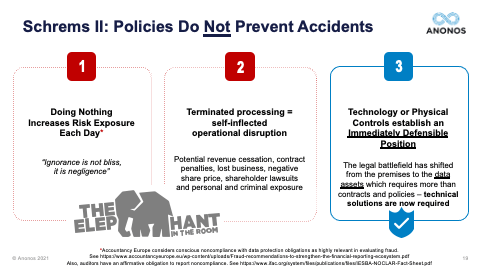 Schrems II: Policies Do Not Prevent Accidents