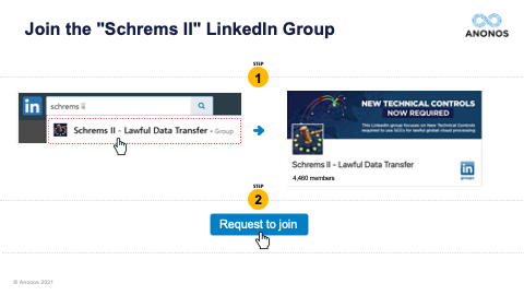 Join the 'Schrems II' LinkedIn Group
