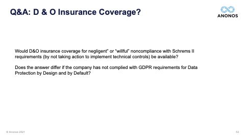 Q&A: D & O Insurance Coverage?
