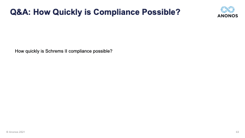 Q&A: How Quickly is Compliance Possible?