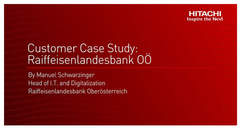 Customer Case Study: Raiffeisenlandesbank OO
