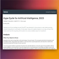 2023 Gartner Hype Cycle for Artificial Intelligence