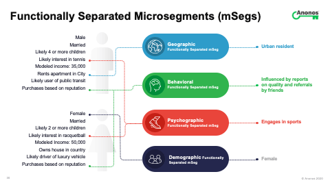 Functionally Separated Microsegments (mSegs)