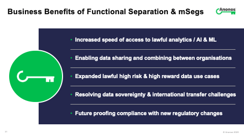 Business Benefits of Functional Separation & mSegs
