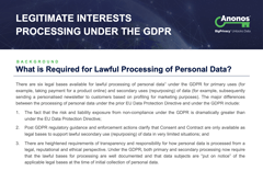 Legitimate Interests Processing Under the GDPR