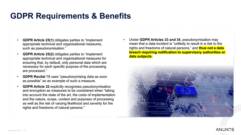 GDPR Requirements & Benefits