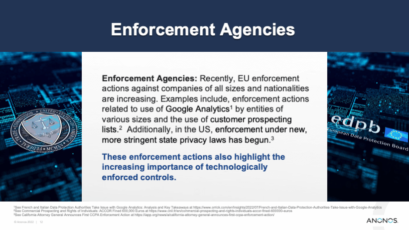 Enforcement Agencies