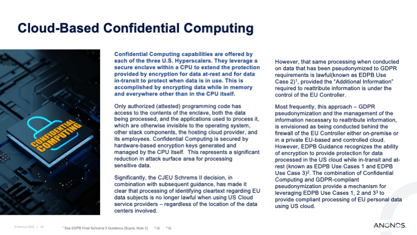 Cloud-Based Confidential Computing