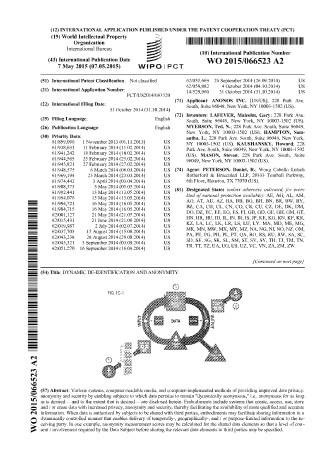 Patent WO 2015/066523