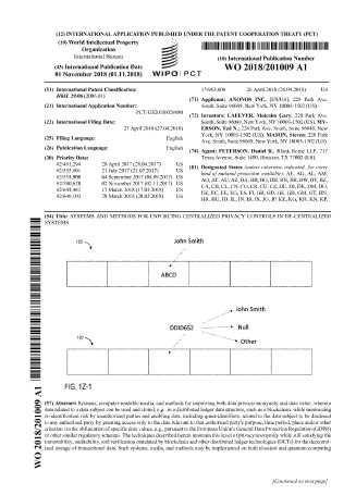 Patent WO 2018/201009 A1