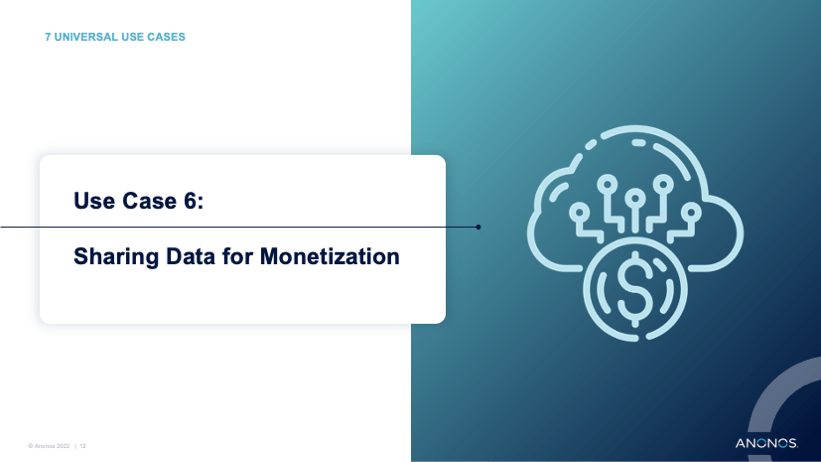 Use Case 6: Sharing Data for Monetization