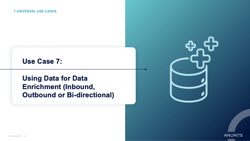 Use Case 7: Using Data for Data Enrichment (Inbound, Outbound or Bi-directional)