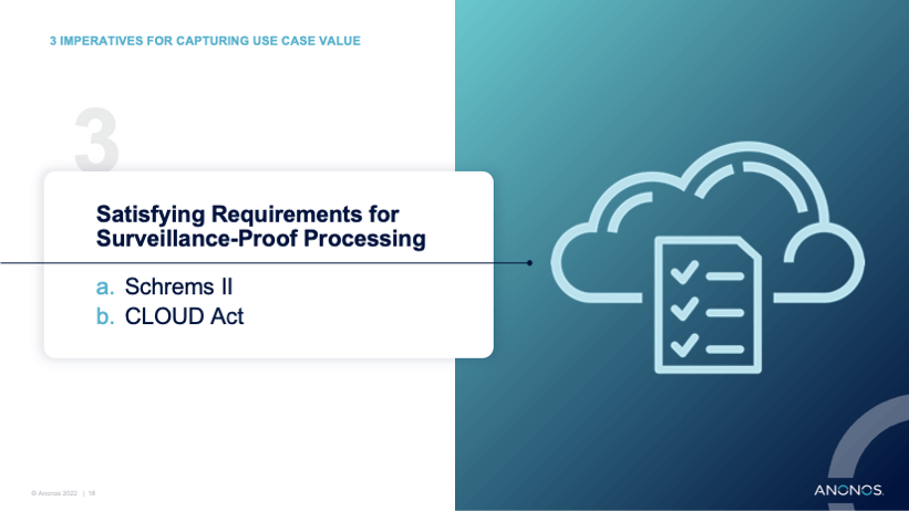 Satisfying Requirements for Surveillance-Proof Processing